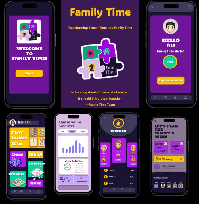 Family Time App Home Screen